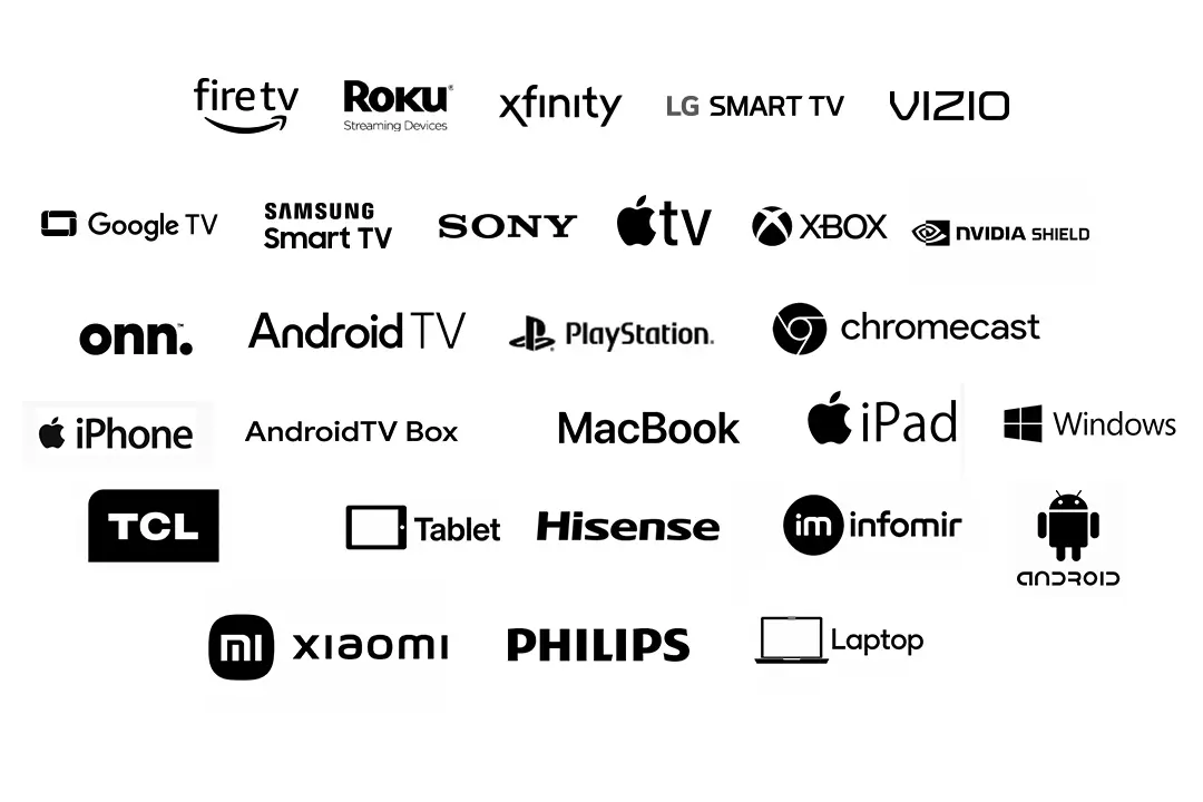 Compatible devices and apps for Mayprime TV
